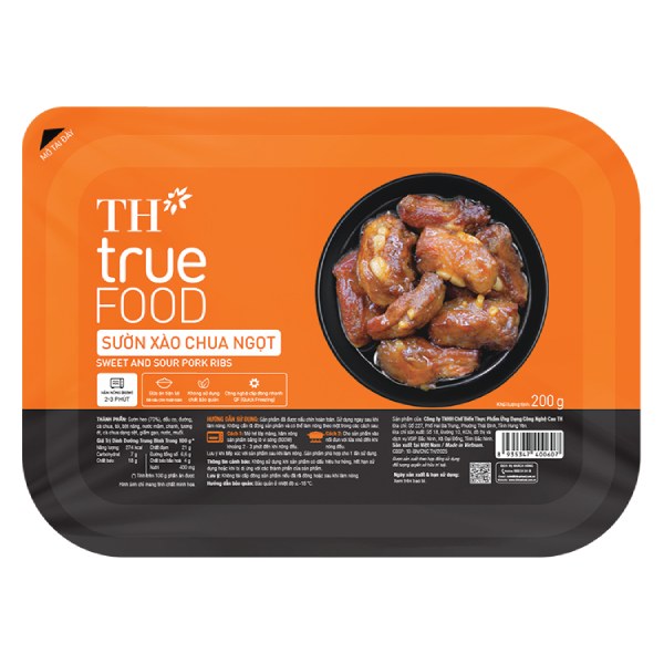 Sườn Xào Chua Ngọt TH True Food Hộp 200G