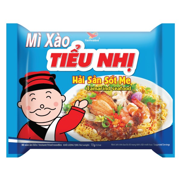 Mì Xào Hải Sản Sốt Me Tiểu Nhị Gói 72G
