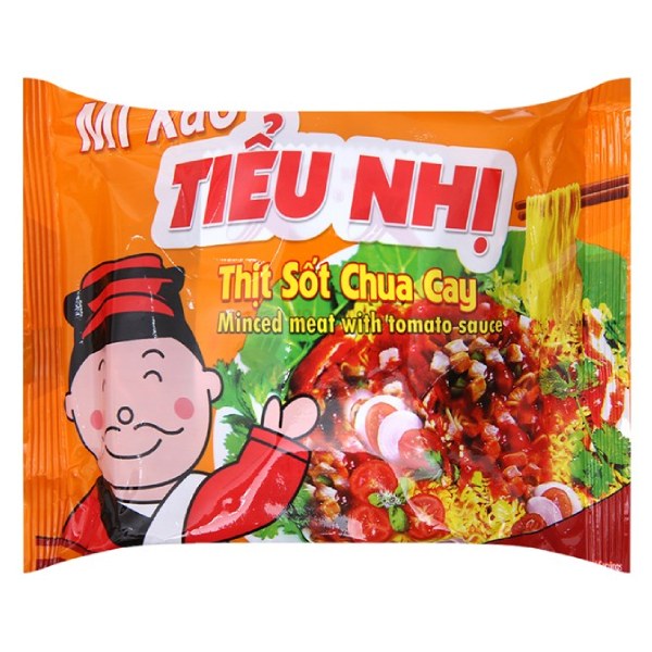 Mì Xào Unif Tiểu Nhị Thịt Sốt Chua Cay Gói 72G
