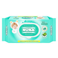 Khăn Ướt Baby Nuna 100 Miếng Có Mùi