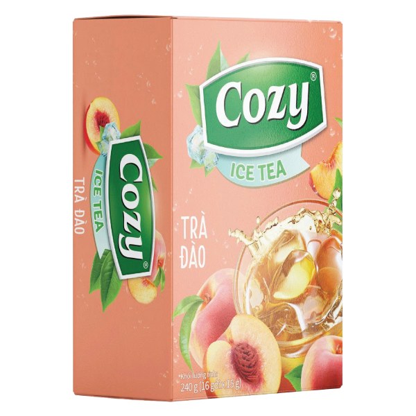 Trà Cozy Ice Tea Hương Đào 16Gói*15G