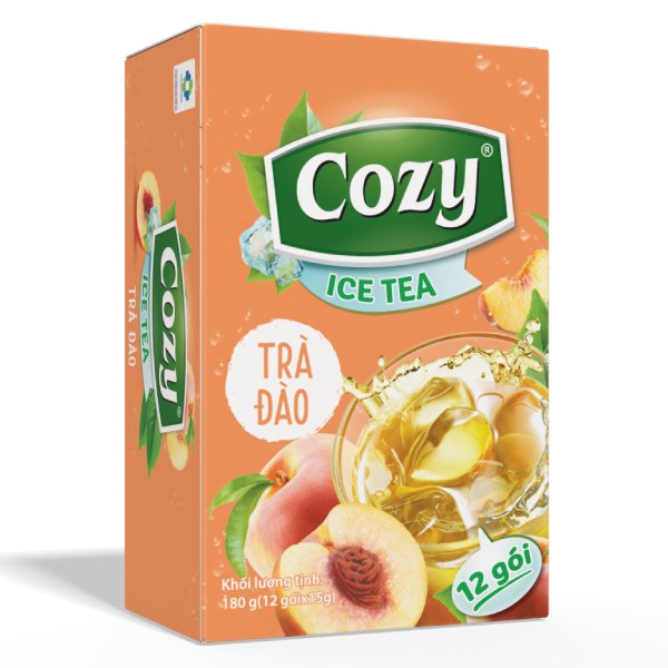 Trà Cozy Ice Tea Hương Đào 12Gói*15G