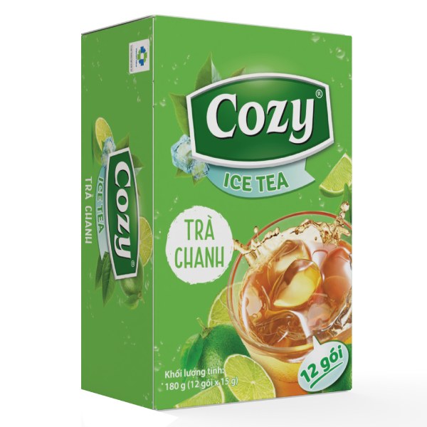 Trà Cozy Ice Tea Chanh Hộp 12 Gói 15G