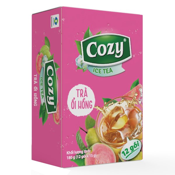 Trà Cozy Ice Tea Ổi Hồng Hộp 12 Gói 15G