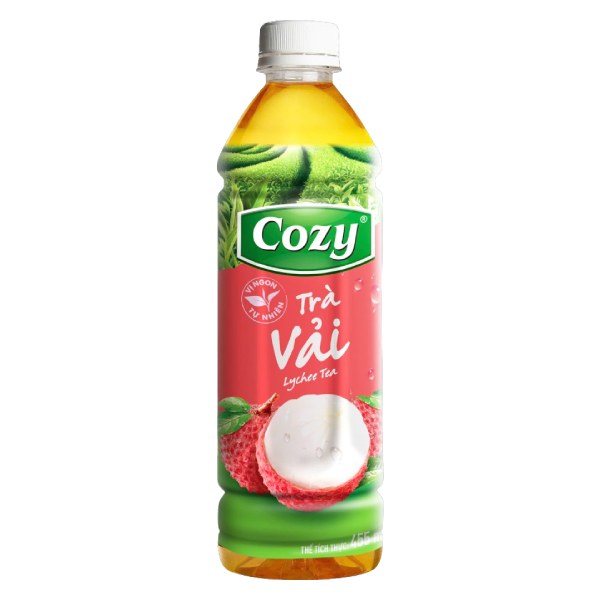 (Only Emartmall) Trà Cozy Vải Chai 455Ml