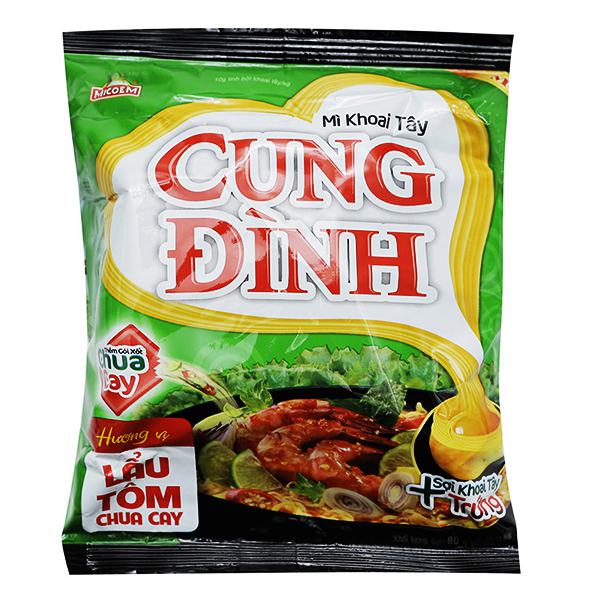 Mì Cung Đình Tôm Chua Cay Gói 80G