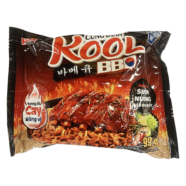 Mì Kool Trộn BBQ Sườn Nướng Hàn Quốc Gói 99G