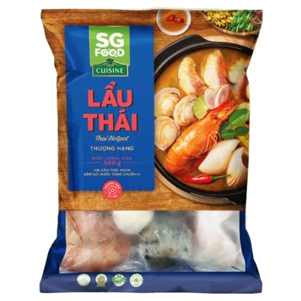 Lẩu Thái SG Food Đông Lạnh Gói 500G