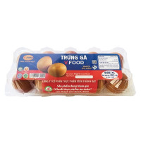 Hộp 10 Trứng Gà Vfood Size XL