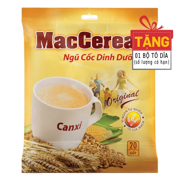 Ngũ Cốc Dinh Dưỡng Maccereal Canxi 20 Gói*28G