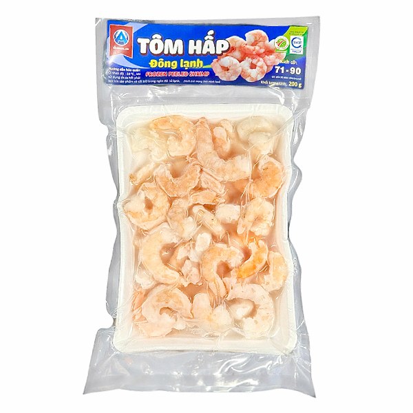 Tôm Sú Hấp Đông Lạnh An Vĩnh (71-90) 200G