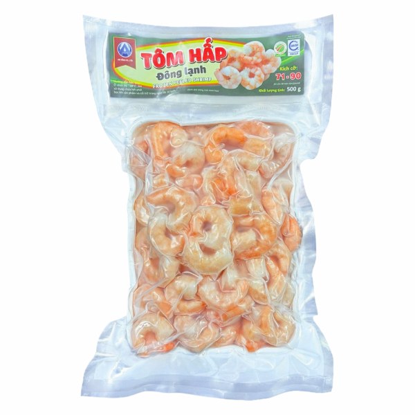 Tôm Sú Hấp Đông Lạnh An Vĩnh (71-90) 500G