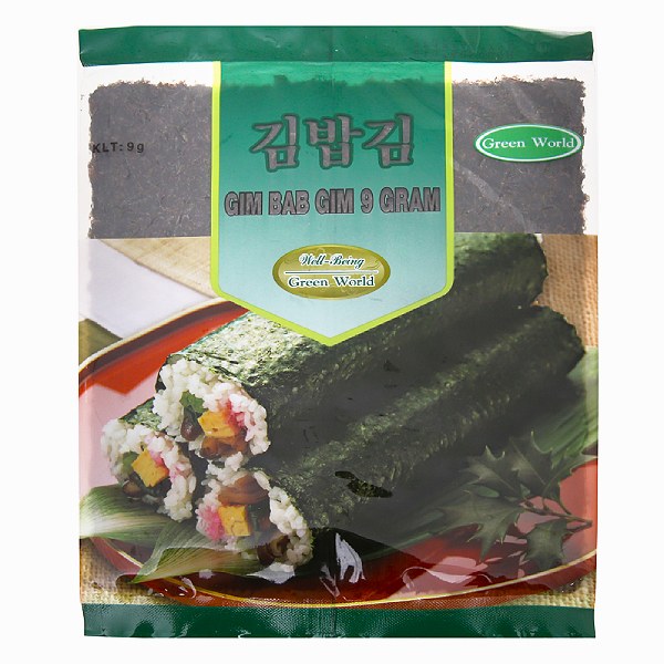 Rong Biển Cuộn Cơm Green World Gimbabgim 9G