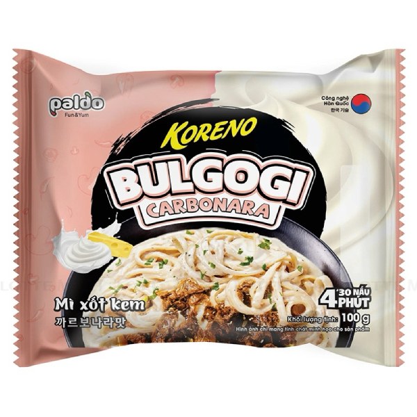 Mì Koreno Xốt Kem Bulgogi Gói 100G