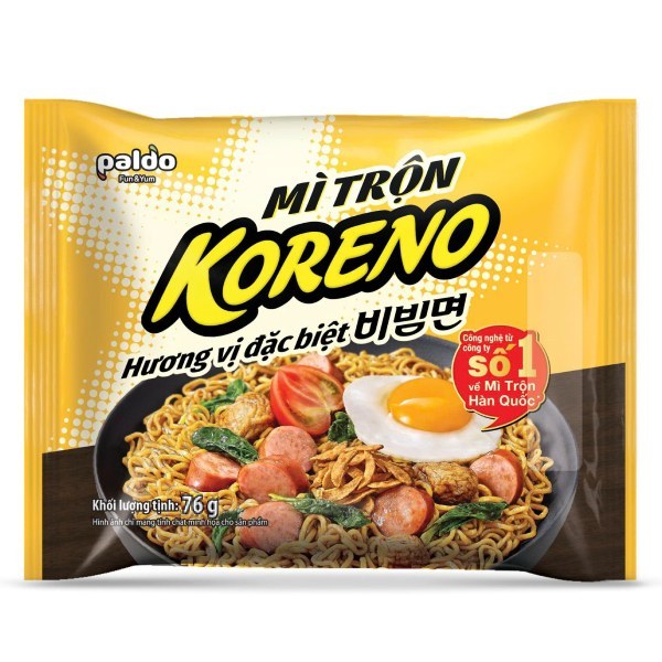 Mì Trộn Koreno Đặc Biệt Gói 76G