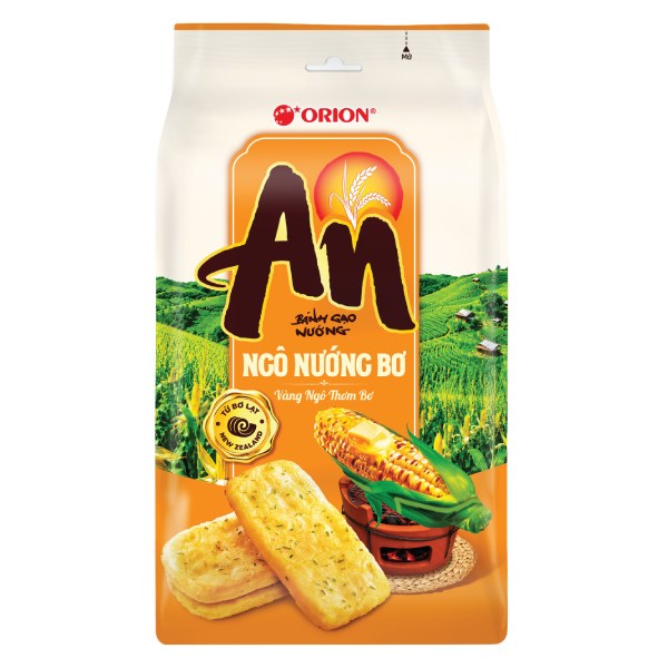 Bánh Gạo An Vị Ngô Nướng Bơ Gói 120G