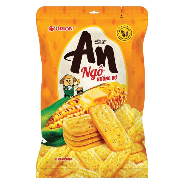 Bánh Gạo An Vị Ngô Nướng Bơ Gói 120G