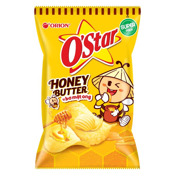 Snack O'Star Bơ Mật Ong Gói 52G