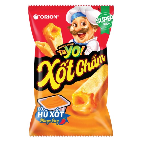 Snack Tayo Chấm Xốt Mayo Cay Gói 45G
