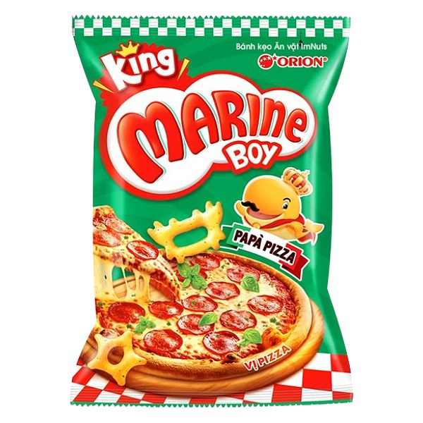Bánh Snack King Marine Boy Vị Pizza Gói 50G