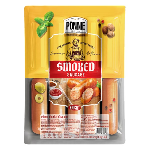 Xúc Xích Ponnie Xông Khói 450G
