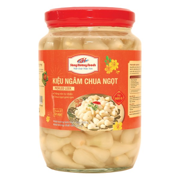 Củ Kiệu Ngâm Chua Ngọt Sông Hương Hũ 800G