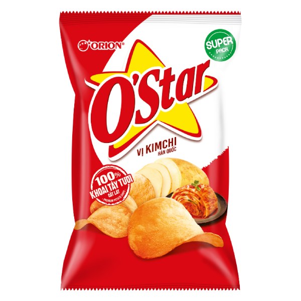 Snack O'star Kimchi Gói 53G