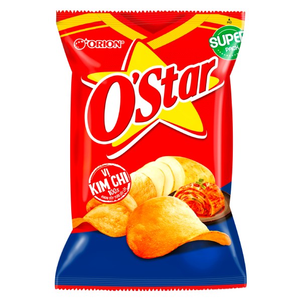 Snack O'star Kimchi Gói 53G