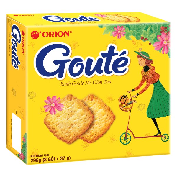 Bánh Goute Mè Hộp 296G
