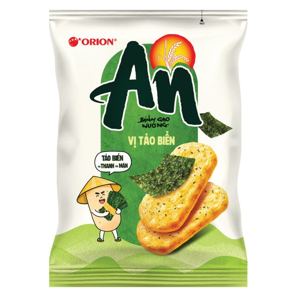 Bánh Gạo An Vị Tảo Biển Gói 173.8G