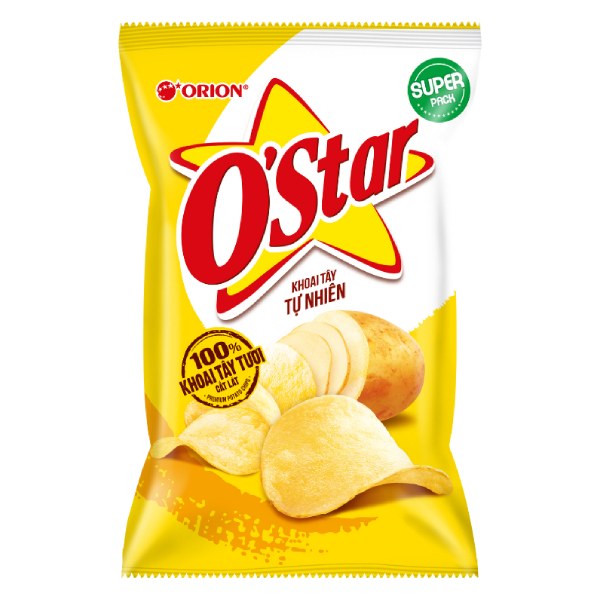 Snack O'Star Vị Tự Nhiên 53G
