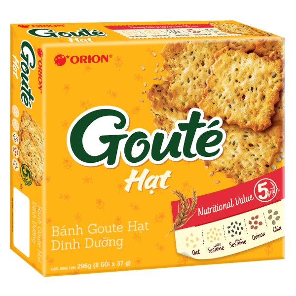 Bánh Goute Hạt Dinh Dưỡng Hộp 296G