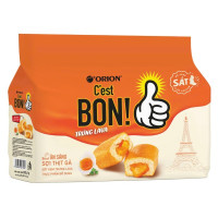 Bánh Ăn Sáng C'est Bon Kem Trứng Lava Gói 162.4G