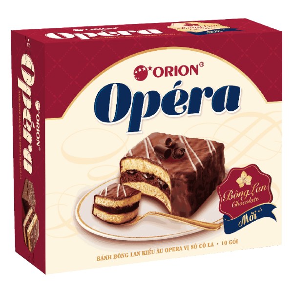 Bánh Bông Lan Orion Opera Vị Socola 280G