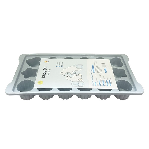 Khay Đá Tự Lập Hoa Tim 18 Viên