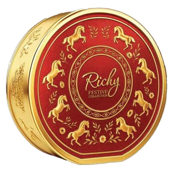 Bánh Quy Richy Hạnh Nhân Hộp Thiếc 156G