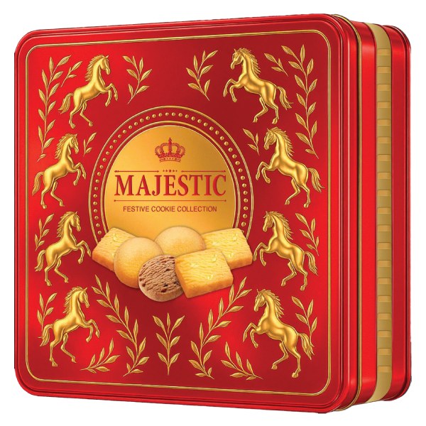Bánh Majestic Mã Đáo Thành Công Hộp Thiếc 546G