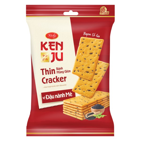 Bánh Quy Richy Kenju Đậu Nành Mè Gói 192G