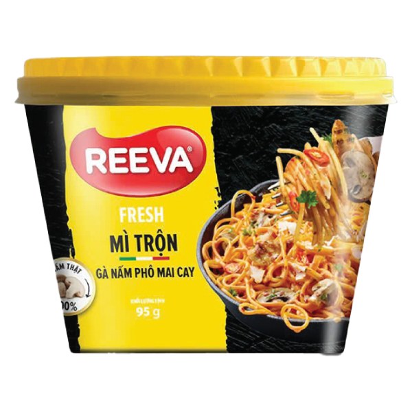 (Only Emartmall) Mì Trộn Reeva Fresh Gà Phô Mai Cay Tô 95G