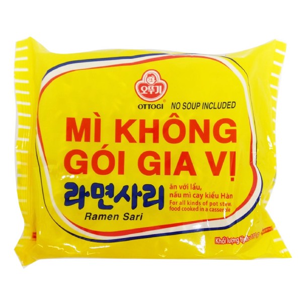 Mì Không Gói Gia Vị Ottogi Gói 110G