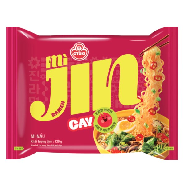 Mì Jin Ottogi Cay Gói 120G