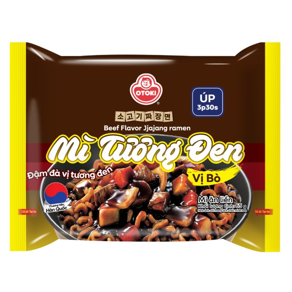 Mì Otoki Tương Đen Vị Bò Gói 65G