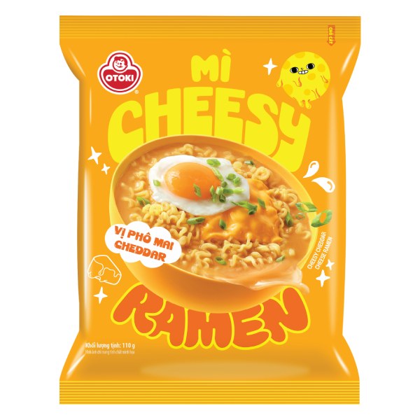 Mì Trộn Otoki Cheesy Phô Mai Gói 110G