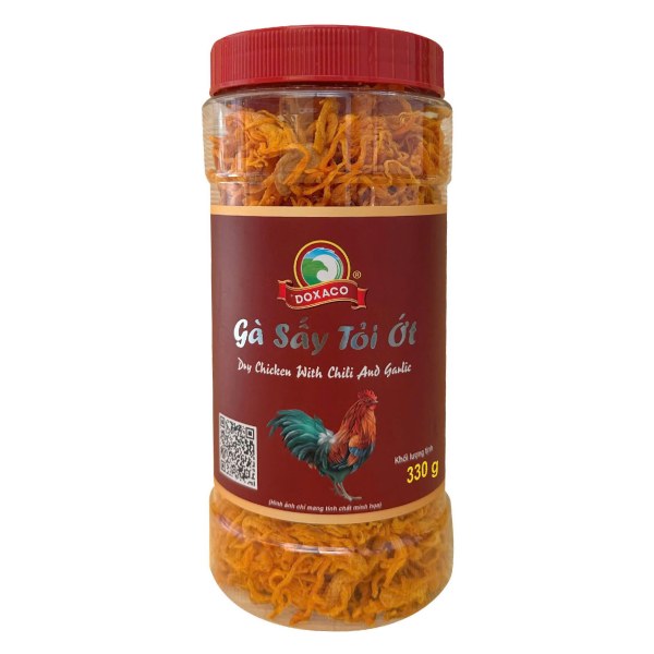 Khô Gà Sấy Tỏi Ớt Doxaco 330G