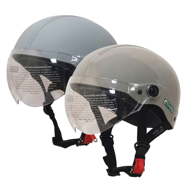 Nón Bảo Hiểm Nửa Đầu CT31 Có Kính