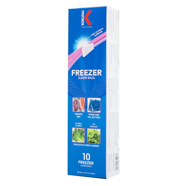 Túi Zipper Kokusai Freezer 10 Túi*26.8*24.1*6.6Cm
