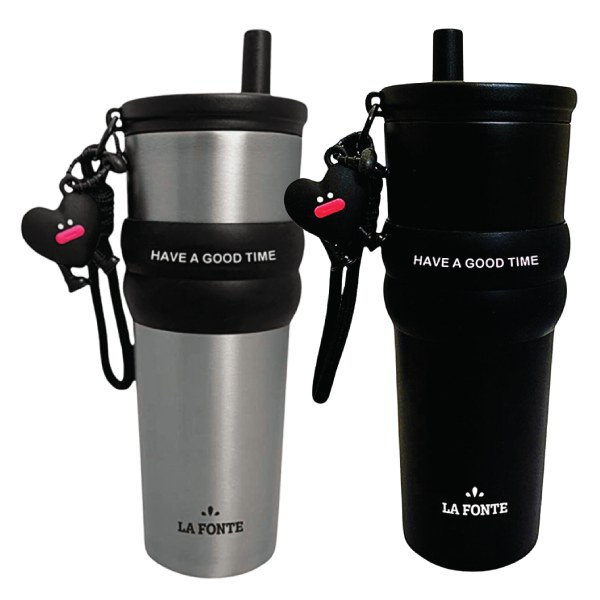 Ly Giữ Nhiệt La Fonte Kèm Charm 010887-SS 710Ml