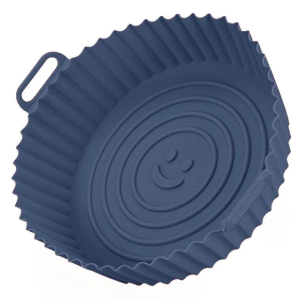 Khay Nồi Chiên Silicon La Fonte Tròn 012645 21Cm Xanh Dương