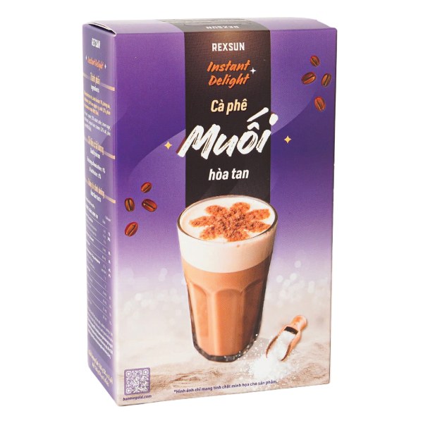 Cà Phê Muối Rexsun Hộp 8 Gói 20G