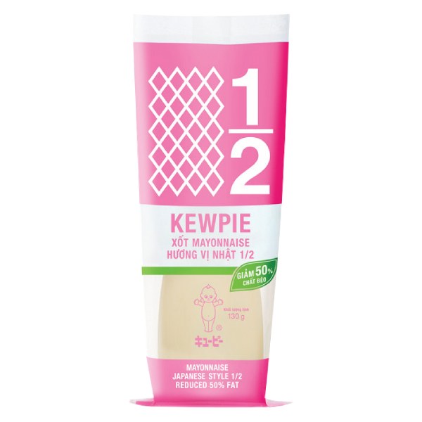 Xốt Mayonnaise Kewpie 1/2 Béo 130G